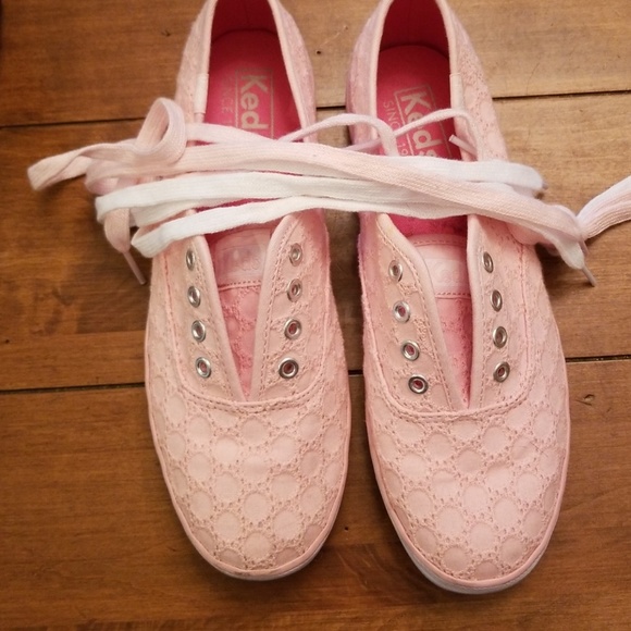 Keds Shoes - Keds pink eyelet sneakets 5